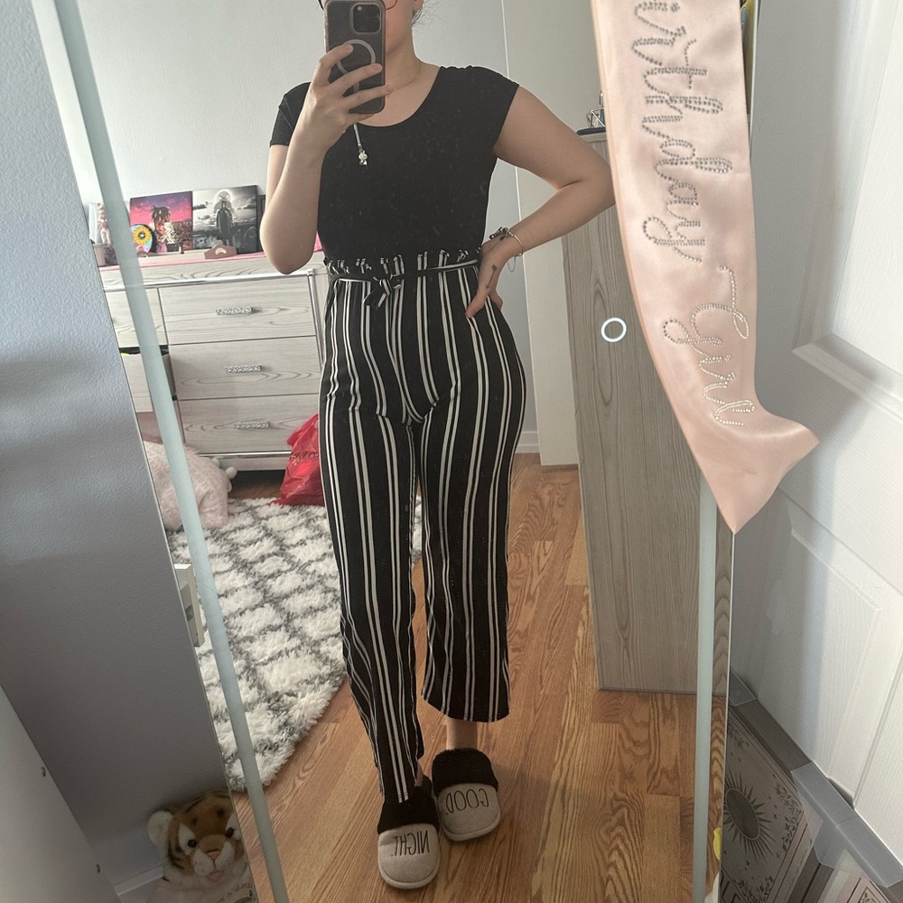 Full Body Striped Romper (Jumpsuit)